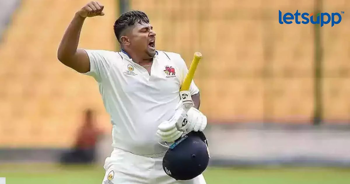 sarfaraz khan_LetsUpp