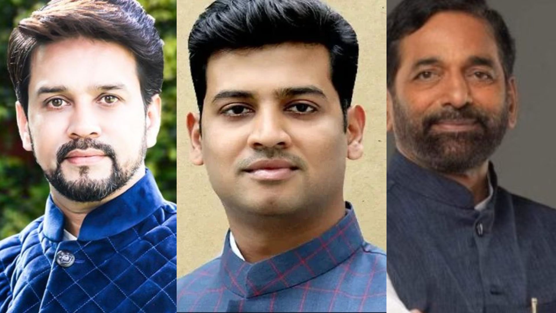 Shrikant Shinde Sanjay Kelkar Anurag Thakur