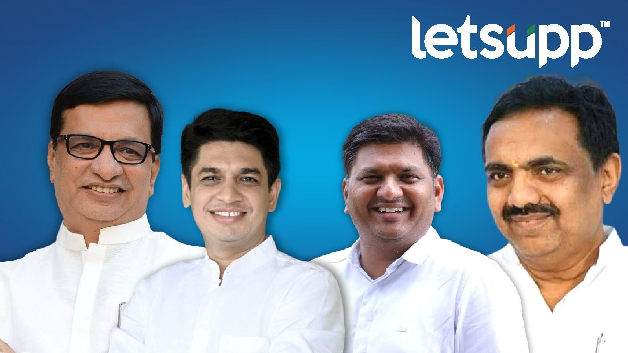 Balasaheb Thorat and Satyajeet Tambe