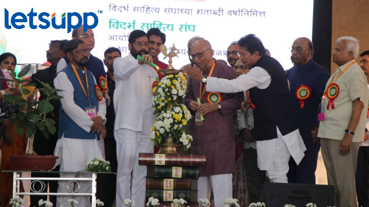 Ekanath Shinde : ‘साहित्य संमेलनांना राजकारण्यांचं काय काम ?’ Untitled Design 2023 02 03T184715.340