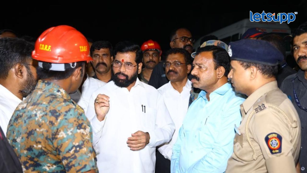 भिवंडीतील दुर्घटनेची मुख्यमंत्र्यांकडून पाहणी, मृतांच्या कुटुंबीयांना मदत जाहीर CM Shinde