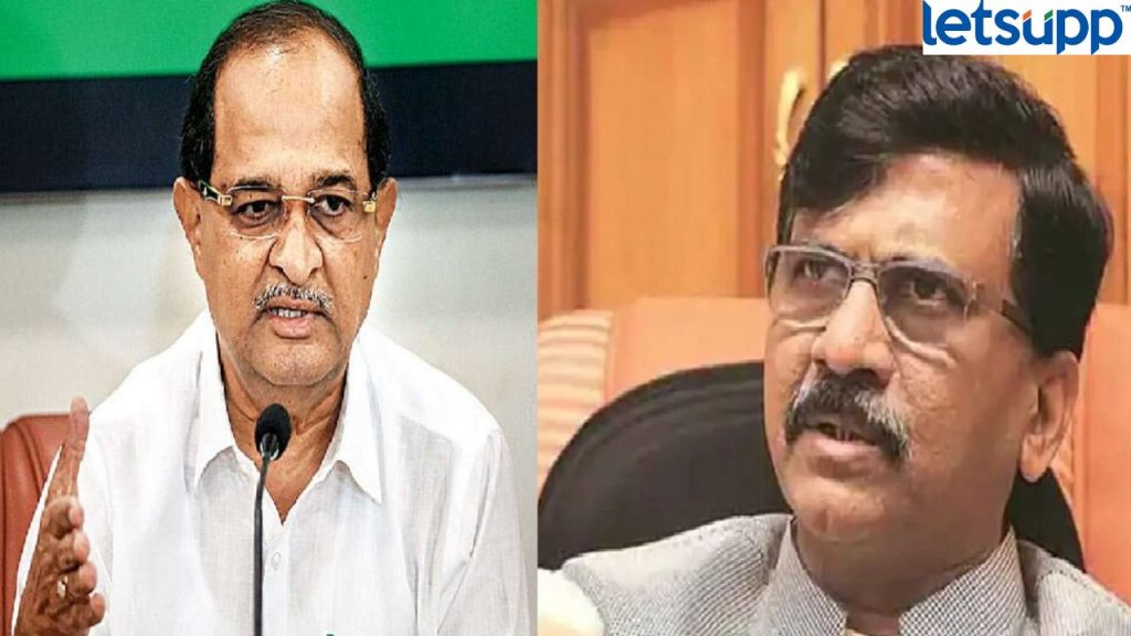 Radhakrishna Vikhe and Sanjay Raut