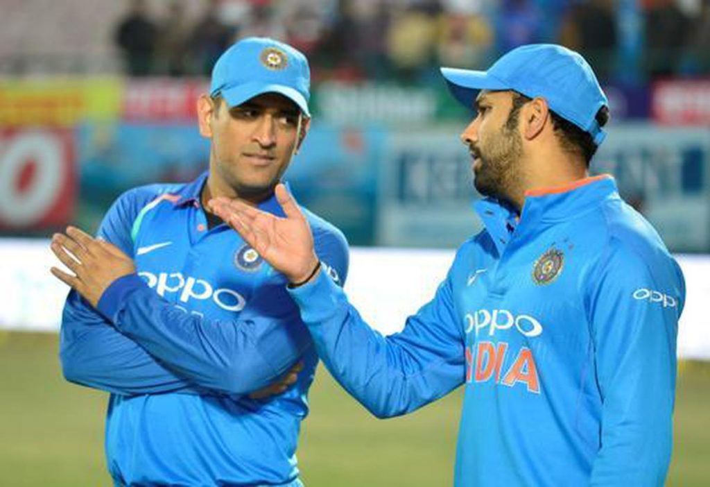 Dhoni And RohitAkhilesh Kumarjpg