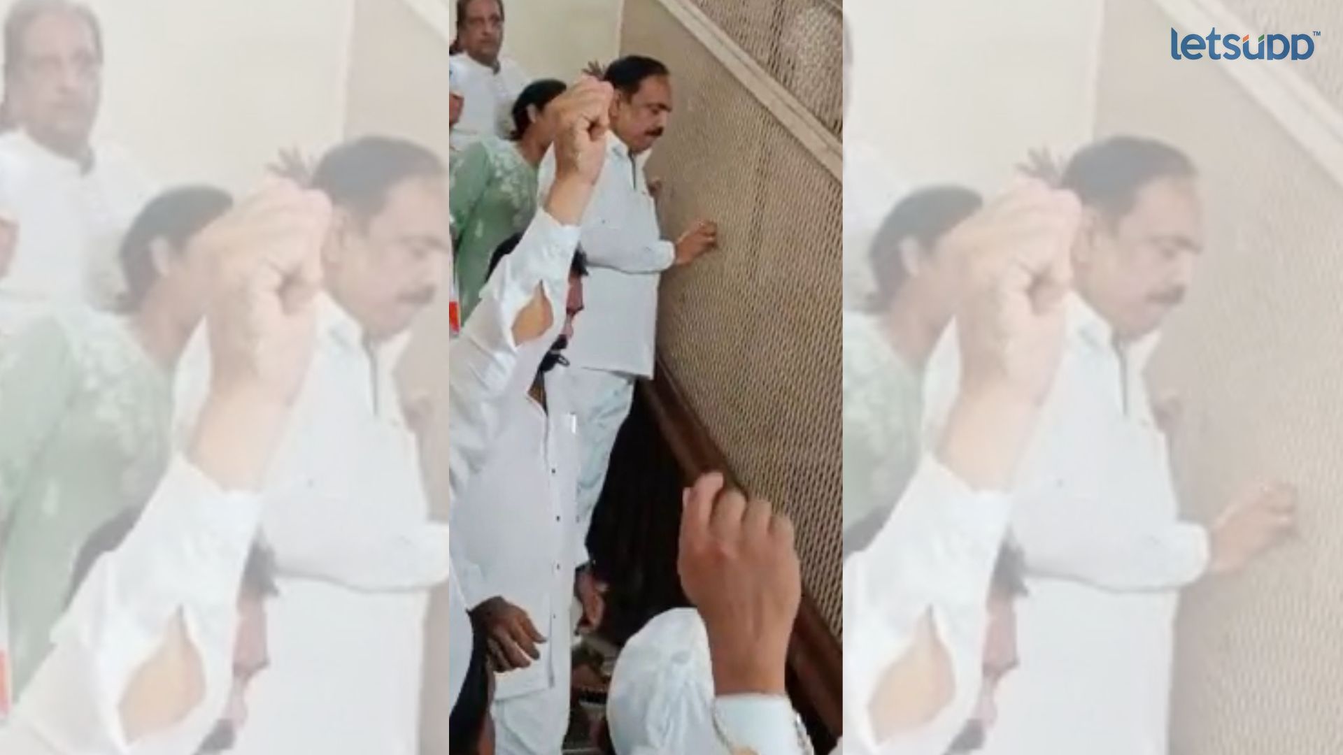 Video Viral : जयंत पाटलांनी घेतला ED चा धसका?; ऑफिसमधील जिन्यावर नेमकं काय लिहिलं? Jayant Patil