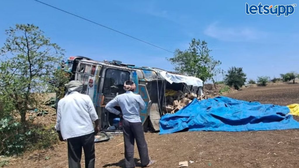 Liquor Transport Truck Accident