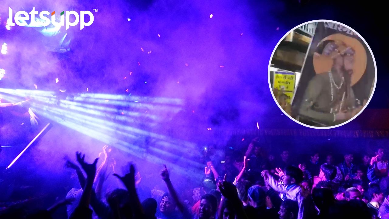 Ahmednagar News : मिरवणुकीत औरंगजेबाचा फोटो घेऊन तरुणांचा धिंगाणा… Untitled Design