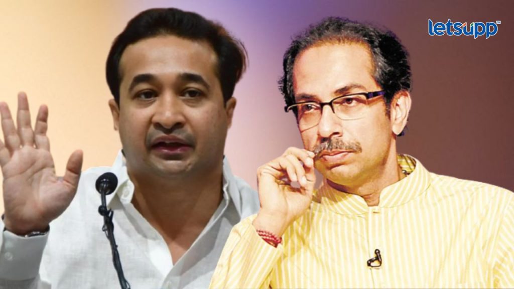 'उद्धव ठाकरे दिल्लीला मुजरा करायला गेले होते'; नितेश राणेंचा खोचक टीकेचा बाण