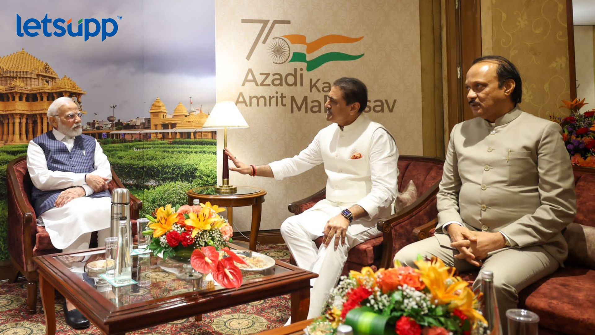 Ajit Pawar Narendra Modi Meeting