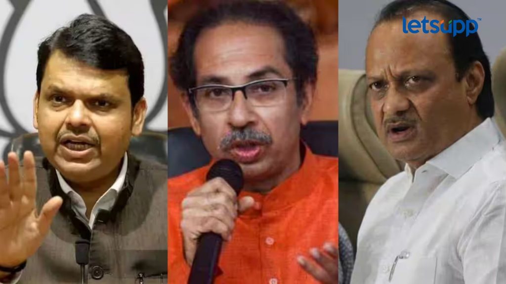 Devendra Fadnavis, Eknath Shinde, Ajit Pawar