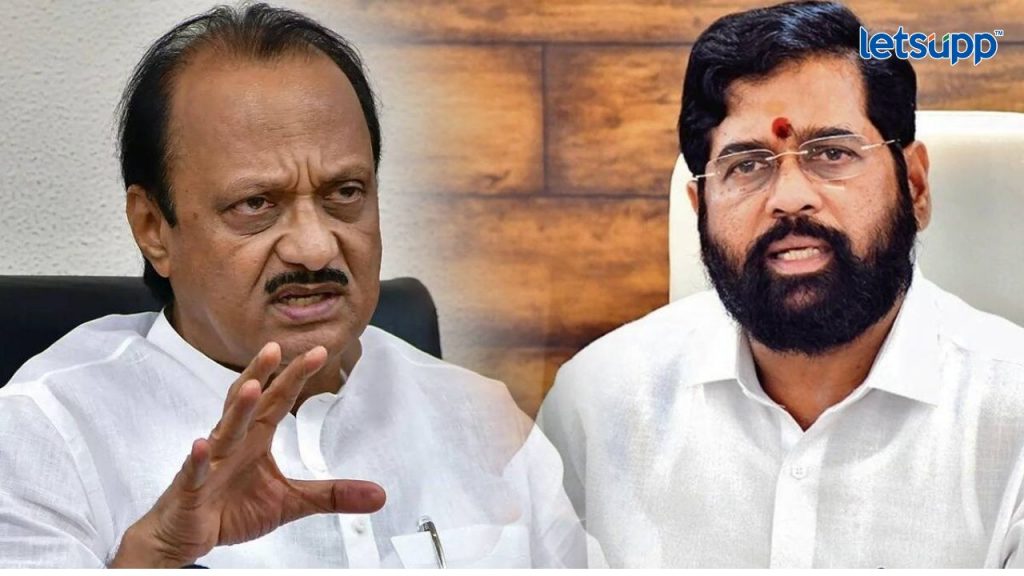 Ajit Pawar and eknath shinde