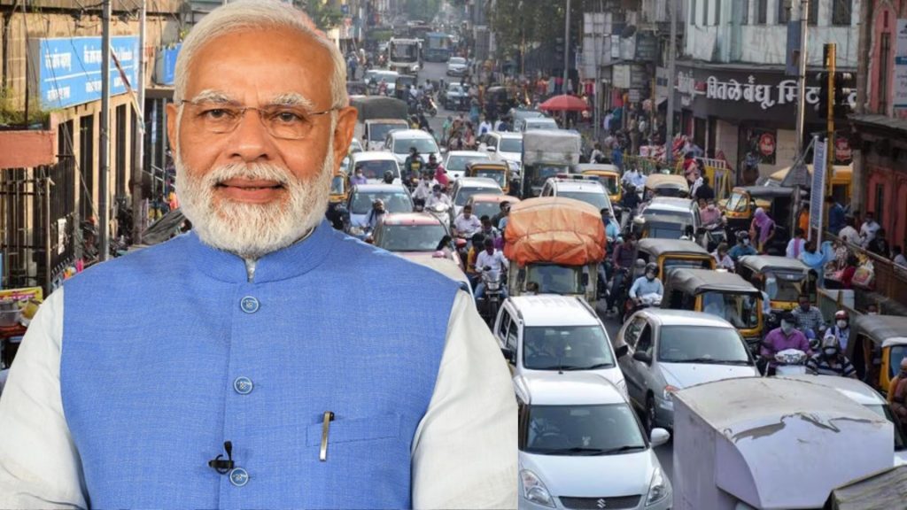 Narendra Modi And Pune Traffic