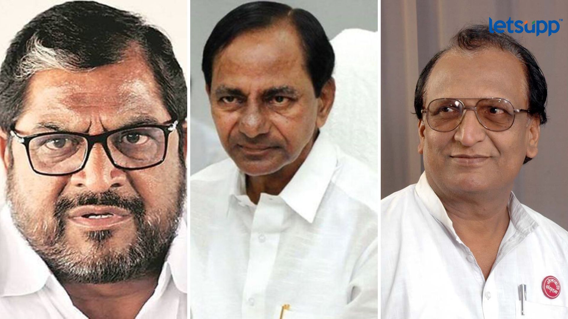 Raju Shetty, Raghunath Patil, KCR (2)