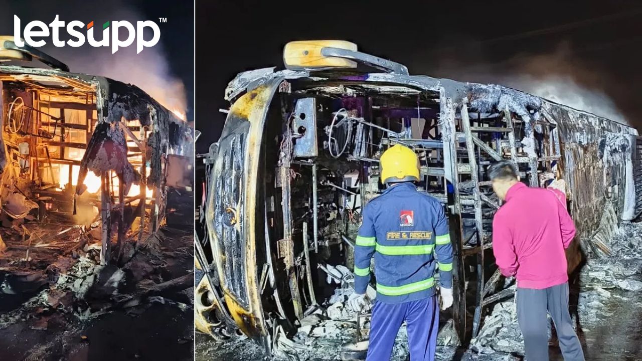 Vidarbha Bus Accident Samrudhi Mahamarg