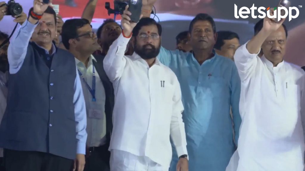 Devendra Fadnavis, Eknath Shinde, Ajit Pawar