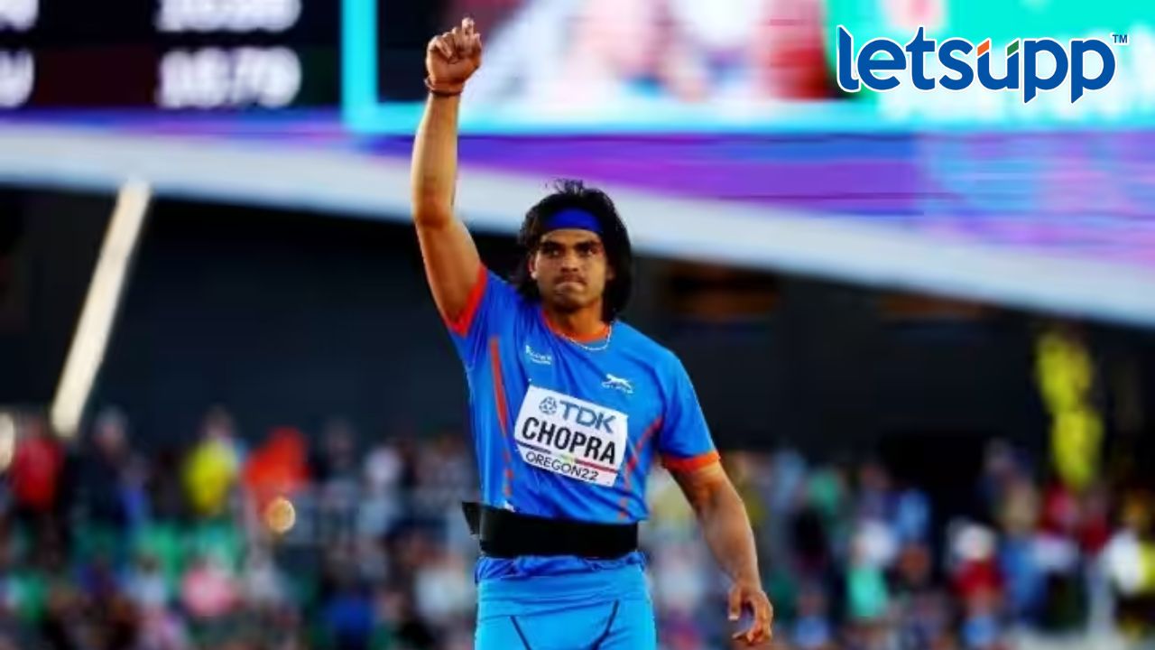 Neeraj Chopra : नीरज चोप्राची वर्ल्ड चॅम्पियनशिपच्या फायनलमध्ये धडक Neeraj Chopra