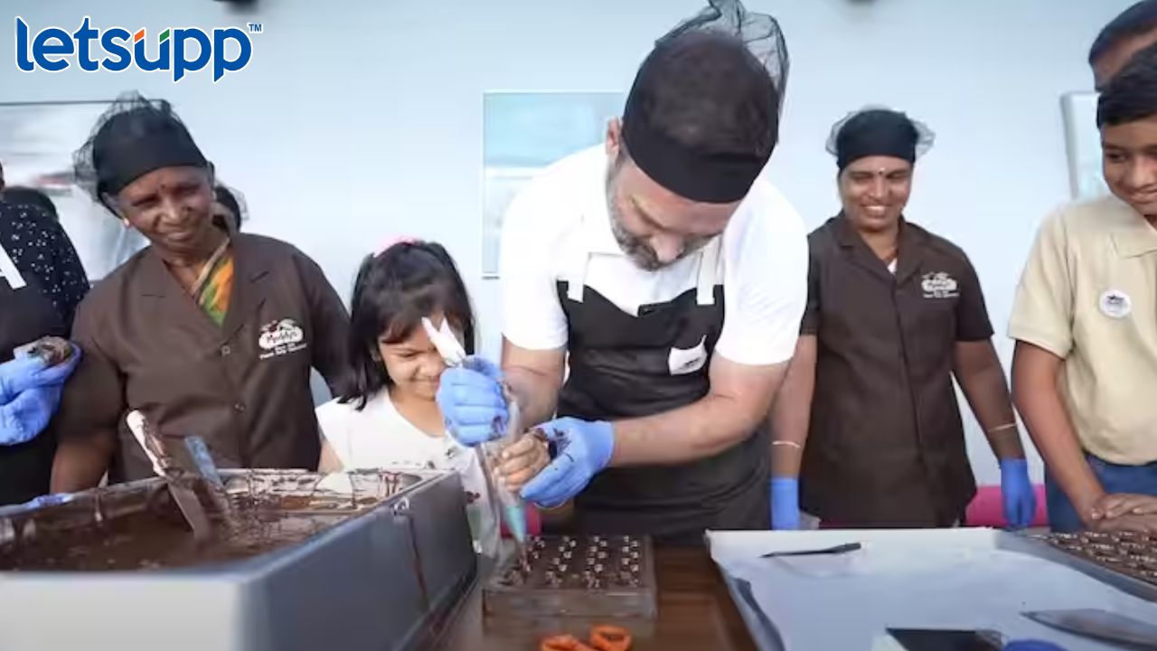 राहुल गांधी बनले मास्टरशेफ; तामिळनाडूतील फॅक्टरीत बनवले चॉकलेट Rahul Gandhi