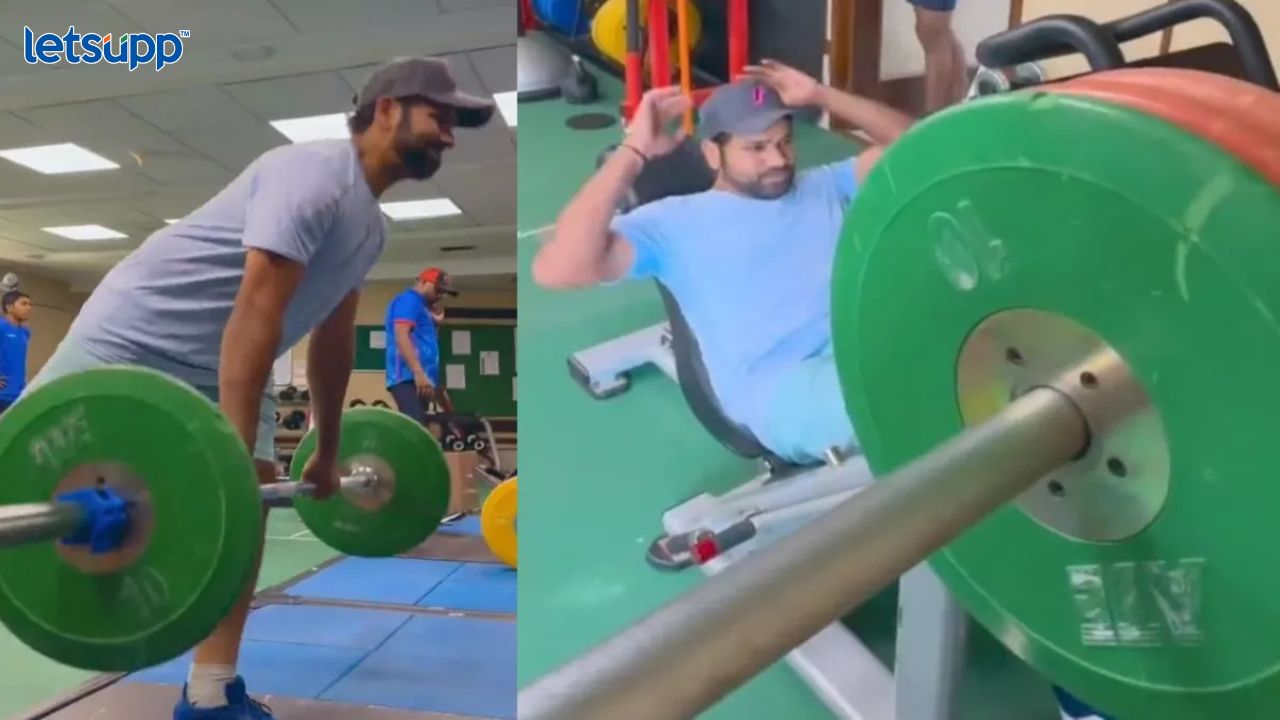 Video : रोहित शर्माची आशिया चषकापूर्वी जोरदार तयारी सुरु; जिममधील व्हिडिओ व्हायरल Rohit Sharma