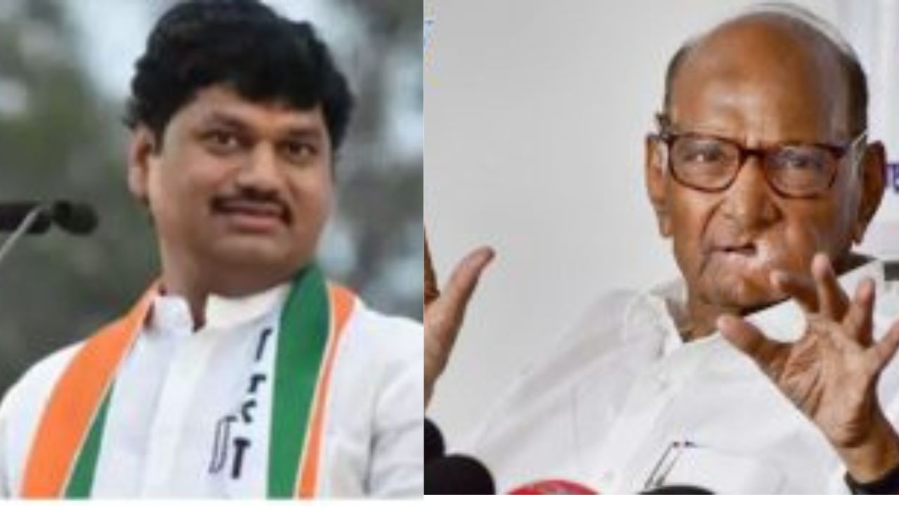 Dhananjay Munde And Sharad Pawar