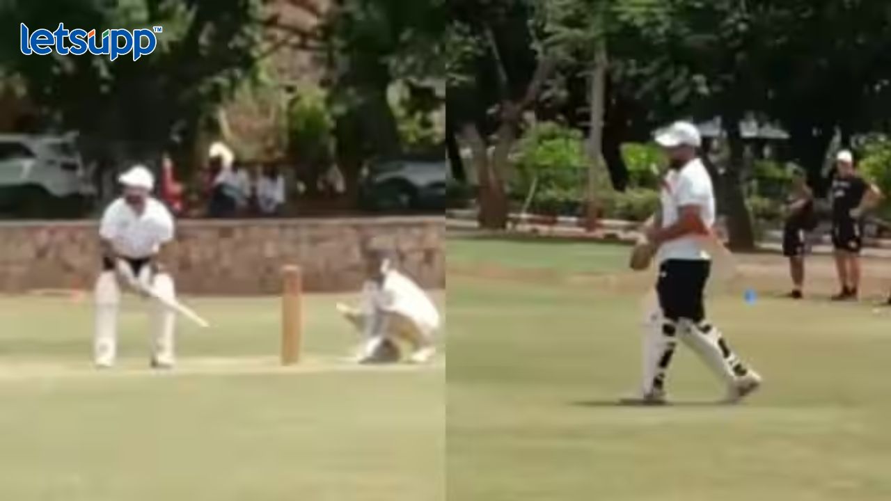 Video : अपघातानंतर पहिल्यांदाच ऋषभ पंत उतरला मैदानात, चौकार, षटकारांच्या फटकेबाजीचा व्हिडीओ व्हायरल Rishabh Pant