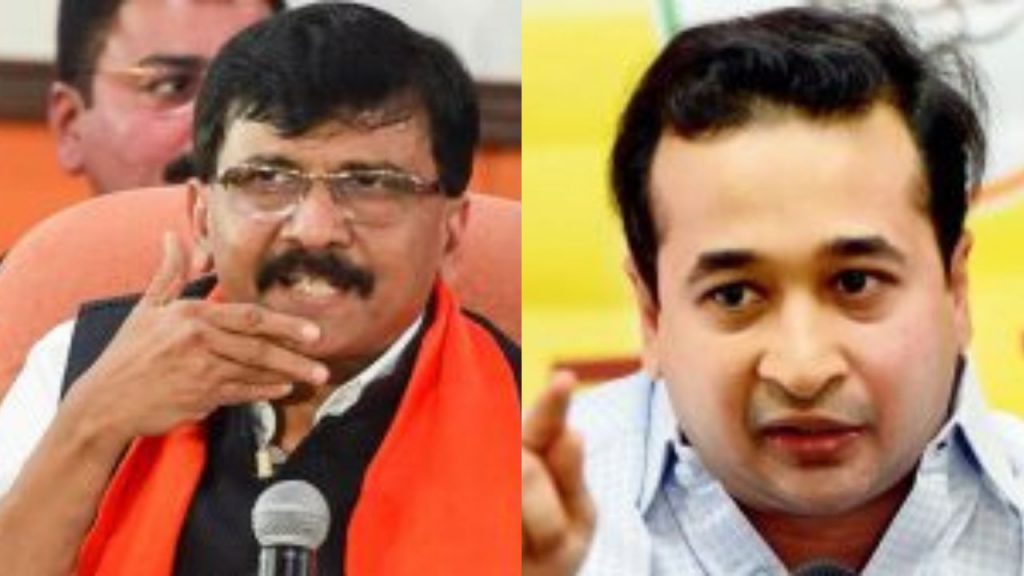 Sanjay Raut And Nitesh Rane