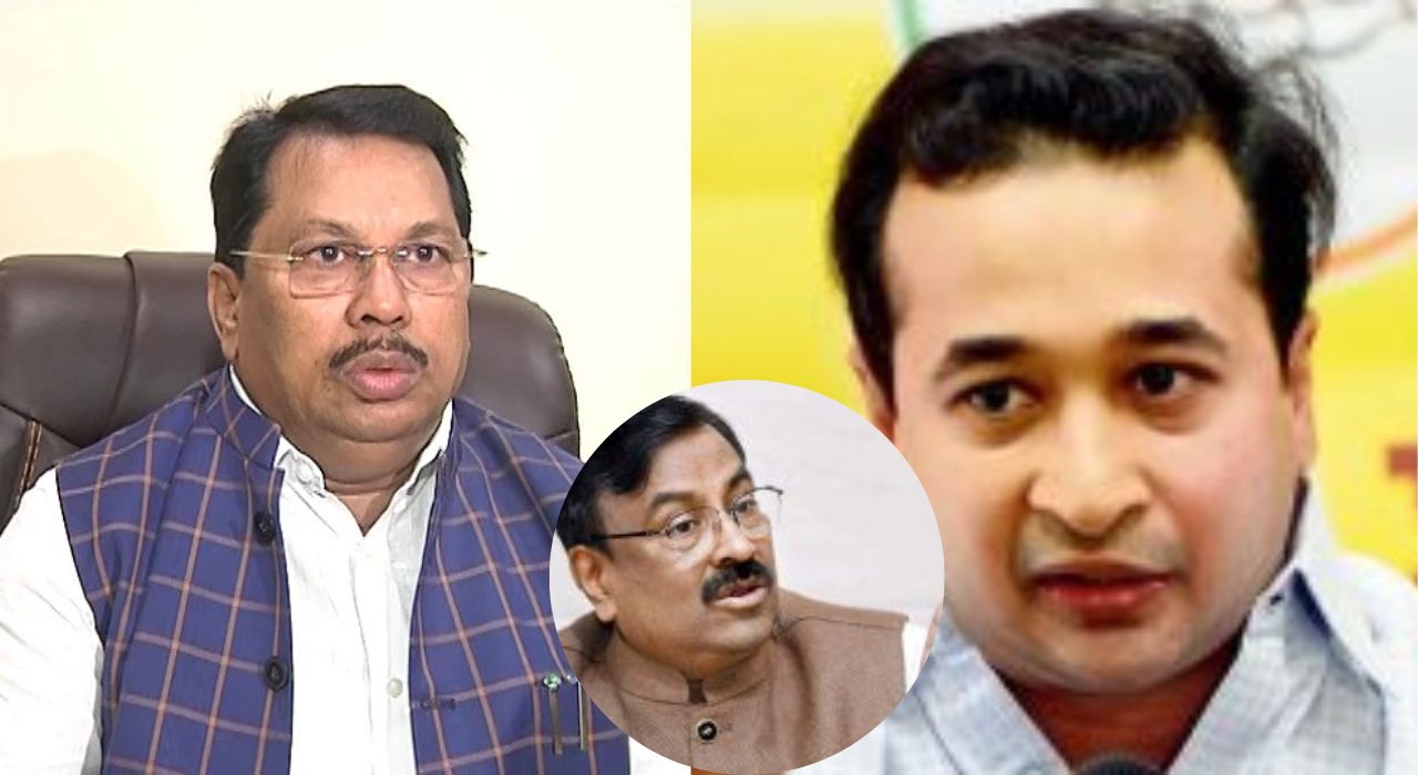 vijay wadettiwar, nitesh rane and sudhir mungantiwar