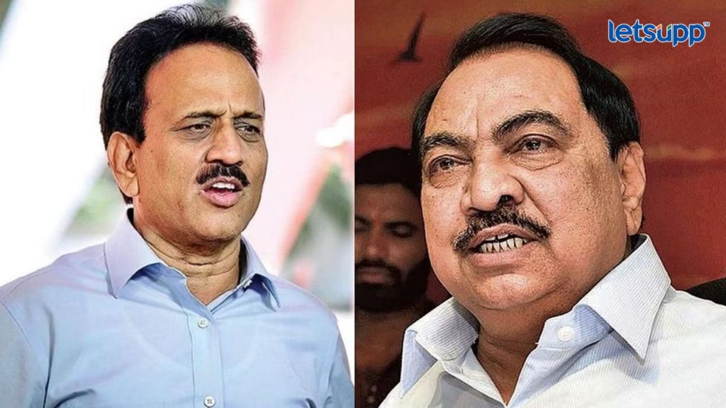 Girish Mahajan and Eknath Khadse