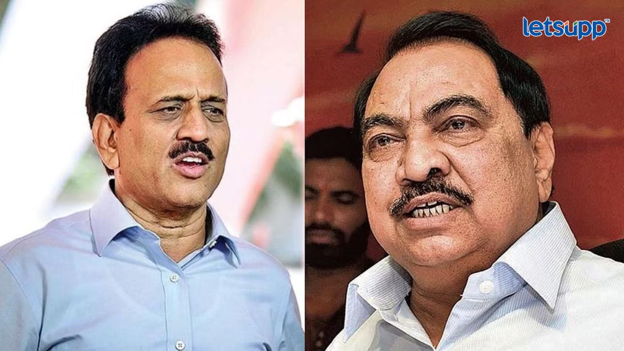 Girish Mahajan and Eknath Khadse