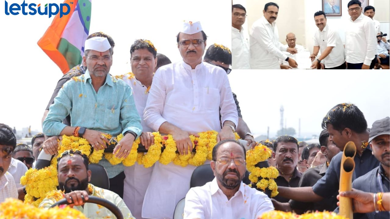 Nilesh Lanke And Sharad Pawar