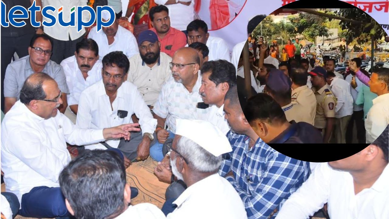 आंदोलनकर्त्यांना भेटण्यासाठी गेलेल्या विखेंविरोधात घोषणाबाजी, विखेंनेही लगावला टोला