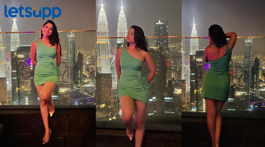 क्वालालंपूरमध्ये अवतरली 'अप्सरा'; पाहा सोनाली कुलकर्णीचा हॉट लूक