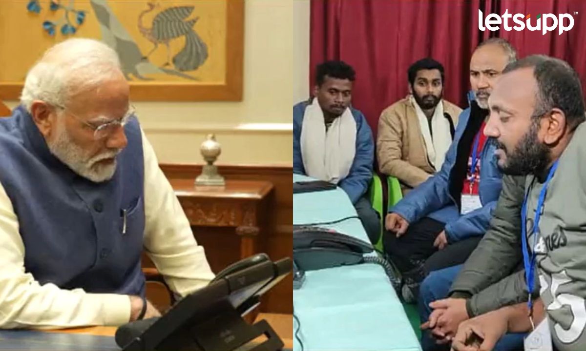 योगा, मॉर्निंग वॉक काय-काय करत होते मजूर; पंतप्रधानांचा मजुरांशी संवाद