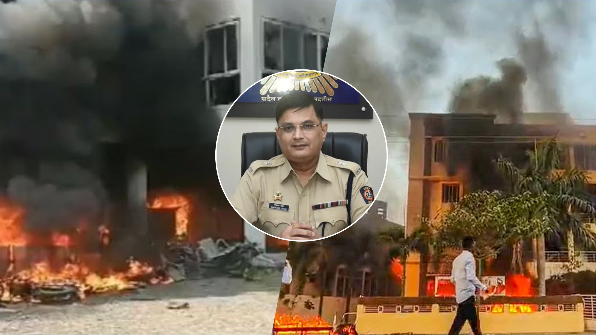 जाळपोळ हा पूर्वनियोजित कट, आंदोलनकर्ते कुठून आले? पोलीस अधिक्षकांचे थेट उत्तर Beed Sp