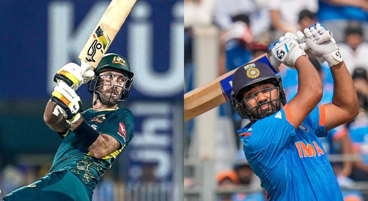 Glenn Maxwell : 'मॅक्सवेल'च्या तुफानी खेळीचा 'हिटमॅन'ला फटका; मोठं रेकॉर्ड संकटात