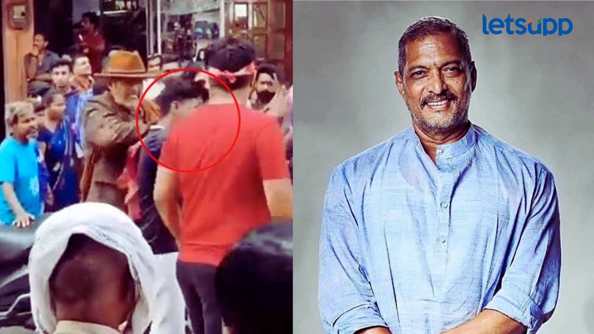 नाना पाटेकरचा चाहत्याला थप्पड मारल्याचा व्हिडीओ व्हायरल; यावर दिग्दर्शकाची प्रतिक्रिया, म्हणाले...