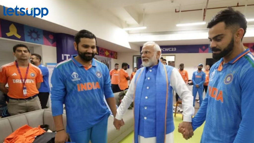 Ind Vs Aus Final : विविधतेत एकता! रोहित, विराटला धीर तर, जडेजाशी मोदींचा गुजरातीत संवाद