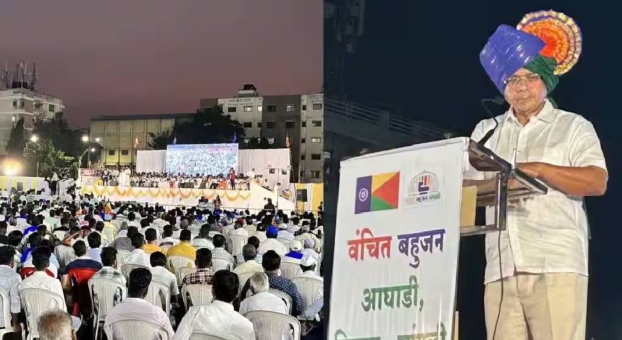 Sangli News : वंचित आघाडीच्या सभेत टिपू सुलतानचा फोटो; आंबेडकरांचं पोलिसांना थेट आव्हान Sangli News : वंचित आघाडीच्या सभेत टिपू सुलतानचा फोटो; आंबेडकरांचं पोलिसांना थेट आव्हान