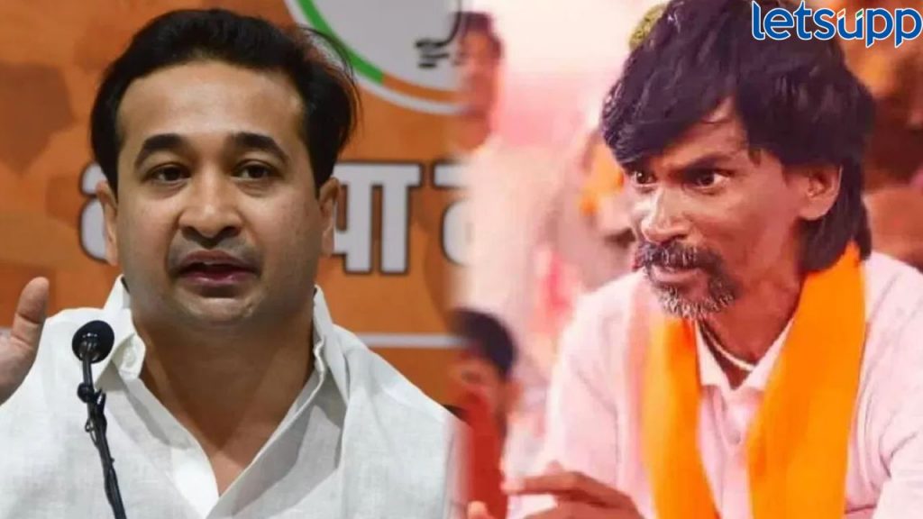 'तुम्ही फडणवीसांविधात बोलाल तर गाठ...'; नितेश राणेंचा जरांगेंना थेट इशारा