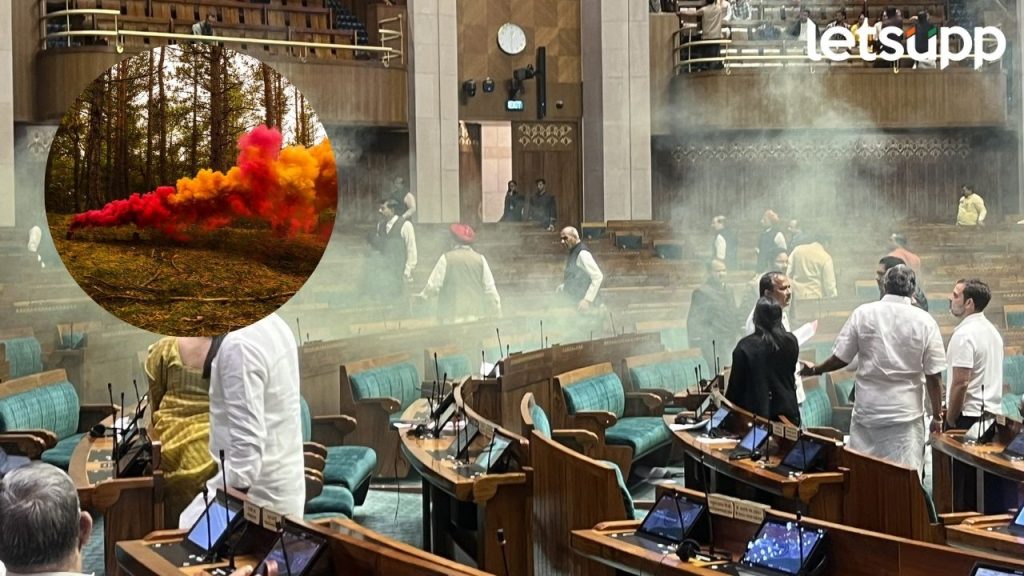 देशाच्या संसदेवर ‘गॅस’अ‍ॅटॅक? सभागृहात धुरच धुर करणारा 'स्मोक बॉम्ब' म्हणजे काय?