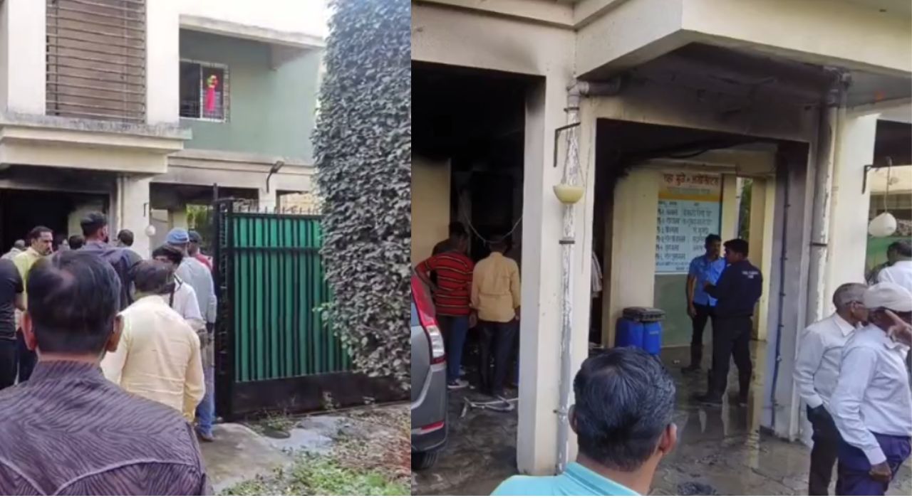 Ahmednagar : नगर शहरात फ्लॅटला भीषण आग; एक जण जखमी Ahmednagar : नगर शहरात फ्लॅटला भीषण आग; एक जण जखमी