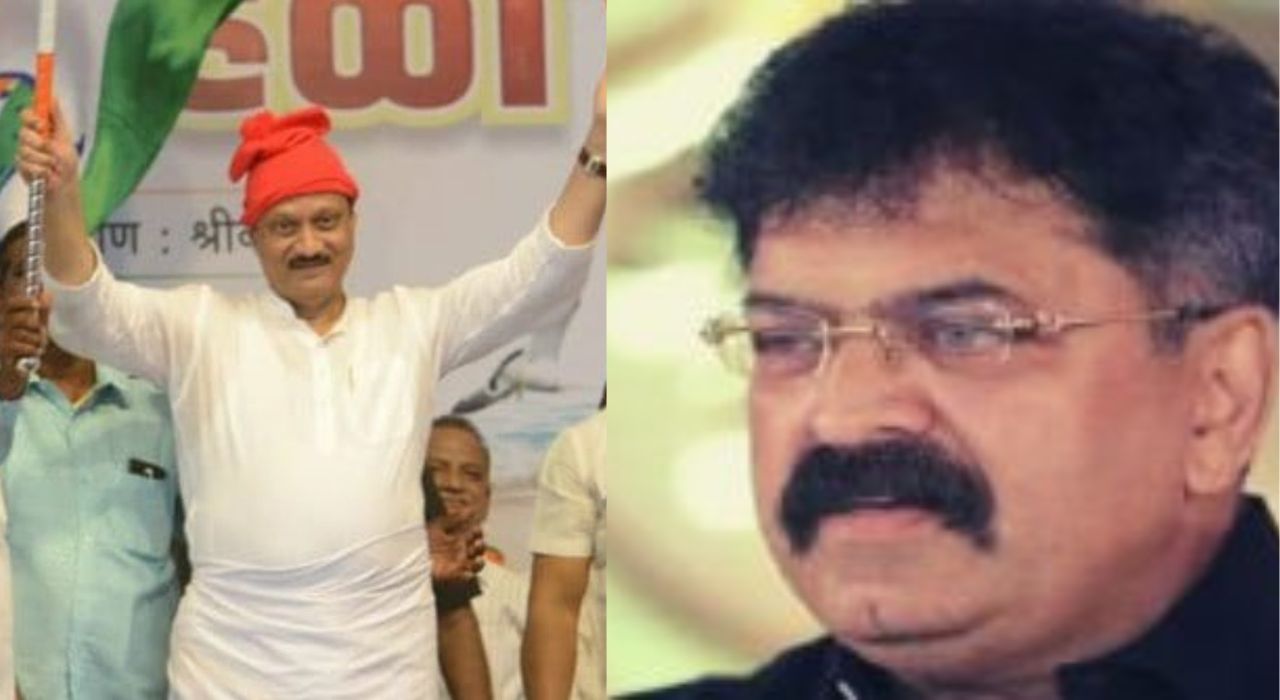 Jitendra Awhad : 'दादा माझं सोडा, तुमची ढेरी दाखवतो'; फोटो ट्विट करत आव्हाडांचा खोचक टोला