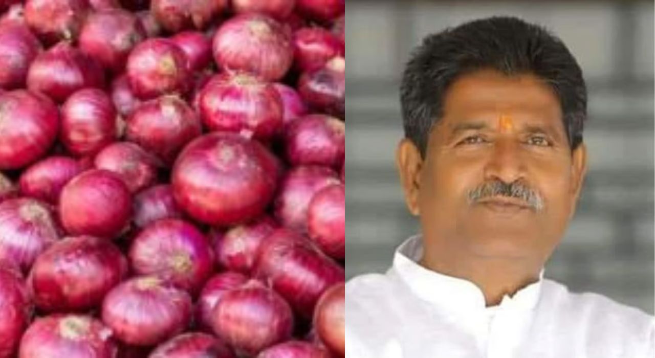 Onion Export : ‘निर्यातबंंदी’चा निर्णय खटकला! शिंदेंच्या शिलेदाराचे थेट दिल्लीत आंदोलन Onion Export : निर्यातबंंदीचा निर्णय खटकला! शिंदेंच्या शिलेदाराचे थेट दिल्लीत आंदोलन