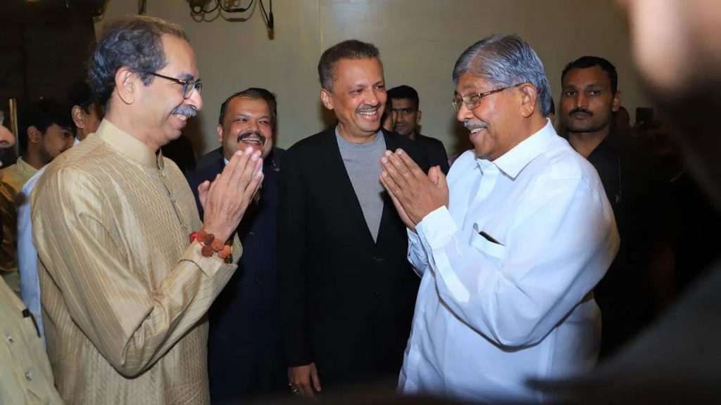 Uddhav Thackeray And Chandrakant Patil