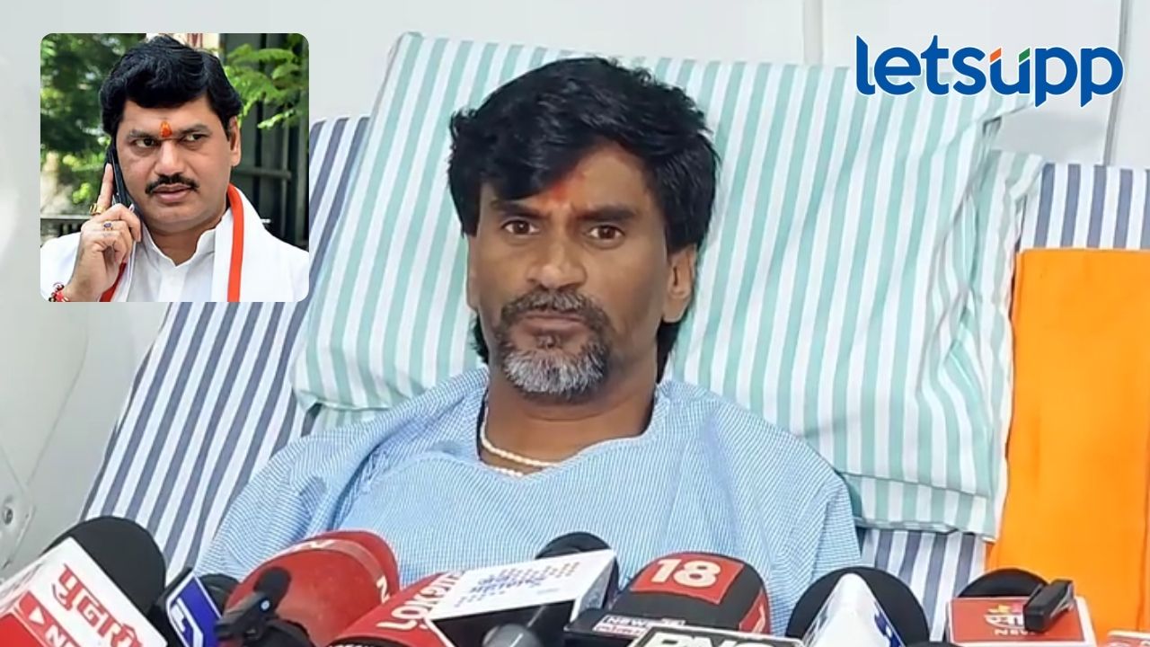 सगळ्या प्रकरणाचा धनंजय मुंडेच कर्ता करविता; त्याला अटक करा, जरांगे पाटलांची वादळी पत्रकार परिषद