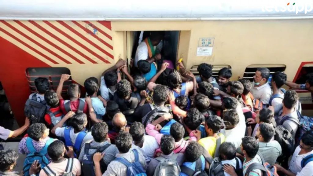 Stempede At Railway Station