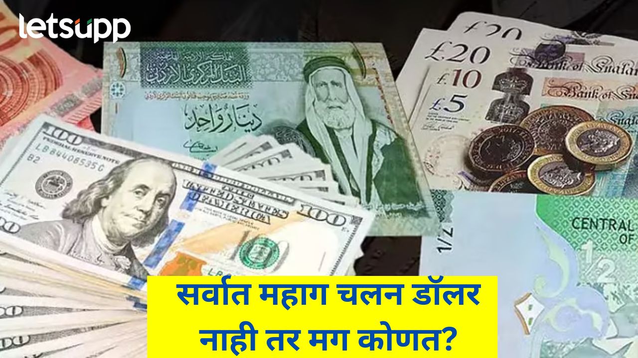 जगातील महाग चलन कोणतं?, डॉलरपेक्षा कितीपट आहे किंमत?; वाचा डॉलर कितव्या स्थानावर?