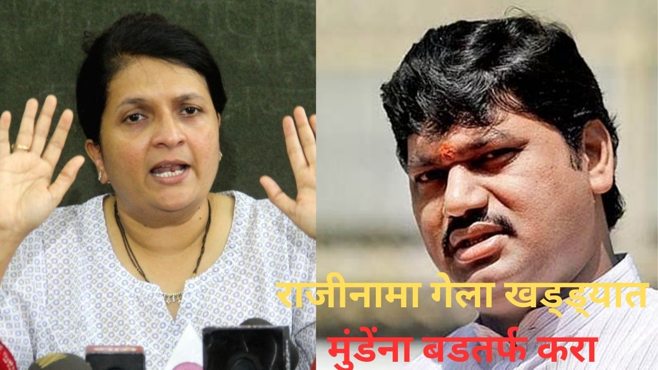 “राजीनामा गेला खड्ड्यात, मुंडेंना थेट बडतर्फ करा”, अंजली दमानियाही संतापल्या Anjali Damania