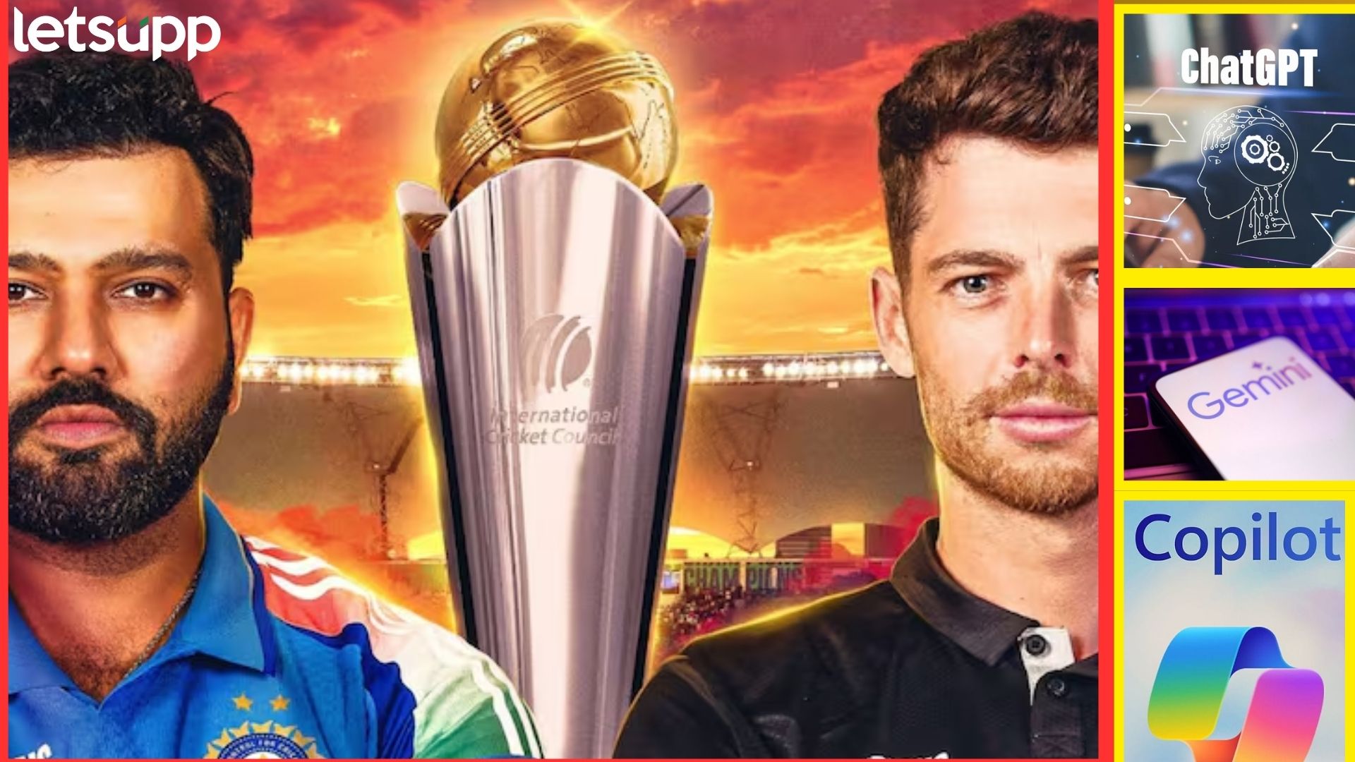 चॅम्पियन्स ट्रॉफी कुणाची?; ChatGPT, Google Gemini, Copilot ने दिलं आश्चर्यकारक उत्तर!