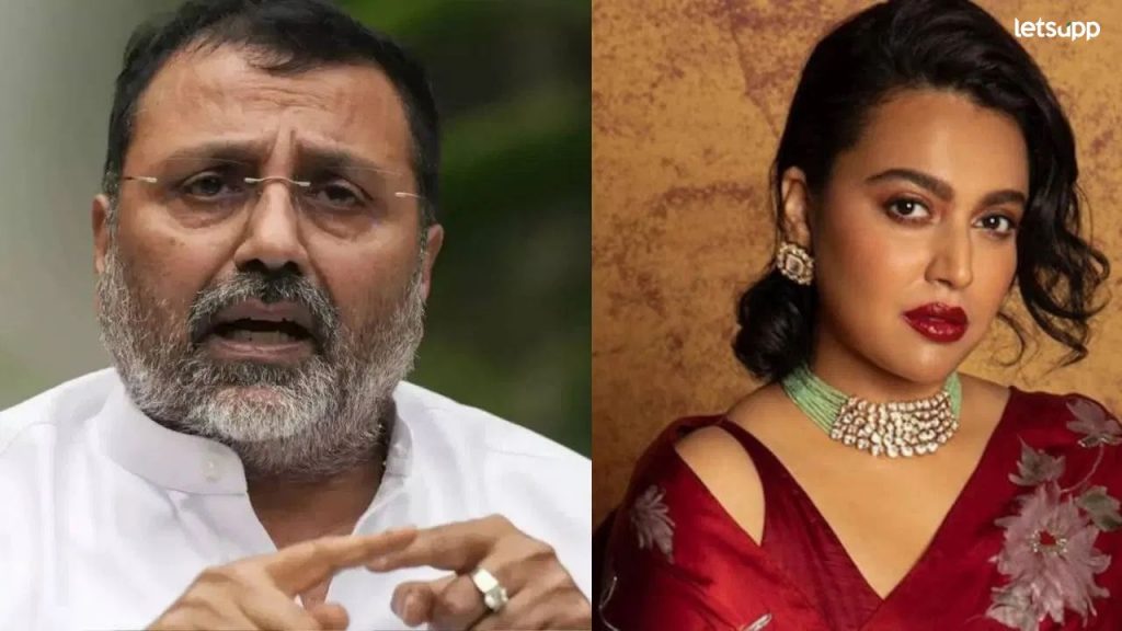 पहलगाम हल्ल्याच्या घटनेवरून भिनेत्री स्वरा भास्कर अन् भाजप नेते निशिकांत दुबे यांच्यात वार प्रतिवार