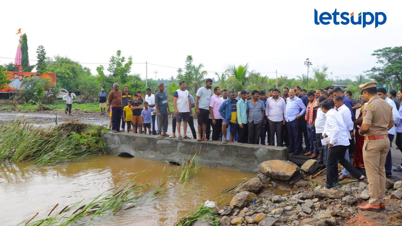बारामतीमध्ये अवकाळी संकट; नीरा डावा कालवा फुटला, लोकांच्या घरात पाणी, अजित पवारांकडून पाहणी