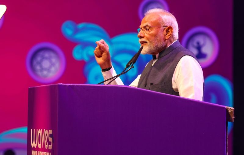 PM Narendra Modi inaugurtes WAVES